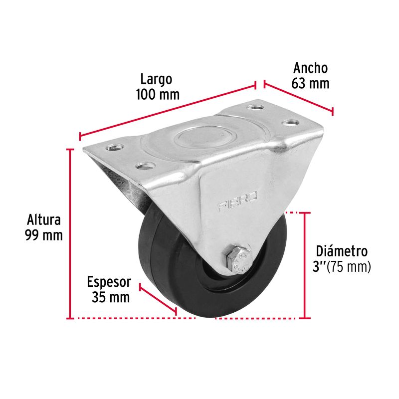 Rodaja-hule-3--placa-fija-con-buje-carga-90-kg