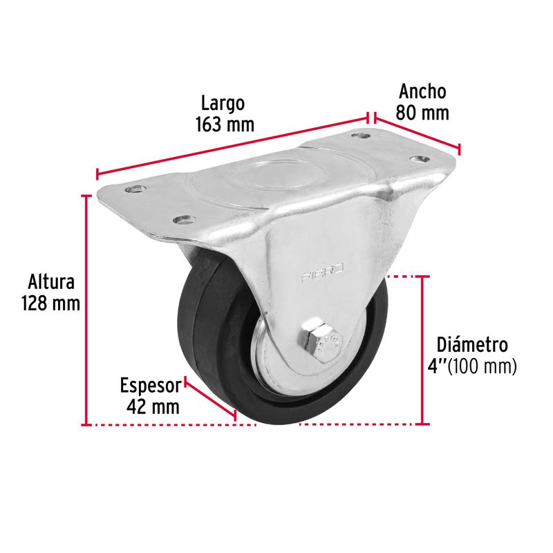 Rodaja-hule-4--placa-fija-con-balero-carga-100-kg