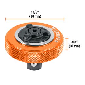 Racha tipo perilla con cuadro de 3/8". - TRUPER