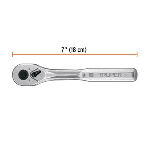 Racha de 7" de liberación rápida y cuadro de 3/8". - TRUPER
