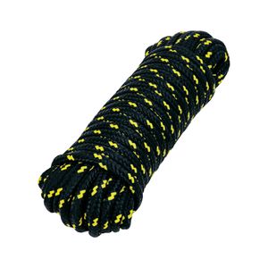Cuerda negra de polipropileno de alta resistencia de 3/8" x 15 m. - FIERO