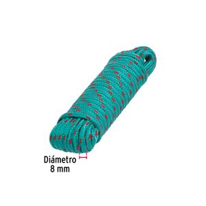 Cuerda verde de polipropileno de alta resistencia de 5/16" x 15 m. - FIERO