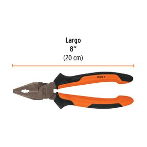 Alicate aislado de 8" - TRUPER