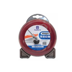 Hilo Nylon Whisper para corte de maleza de 3,0 mm Presentación en Rollo Rojo de 10 m. - HUSQVARNA
