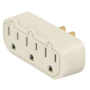 Adaptador de 1 a 3 tomacorrientes polarizado - VOLTECK