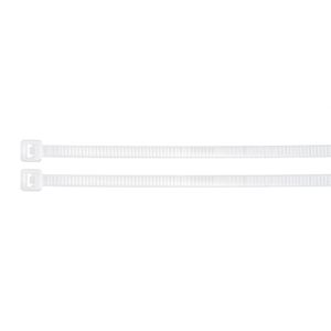 Bolsa con 25 amarracables blancos de 24" x 4,5mm - VOLTECK
