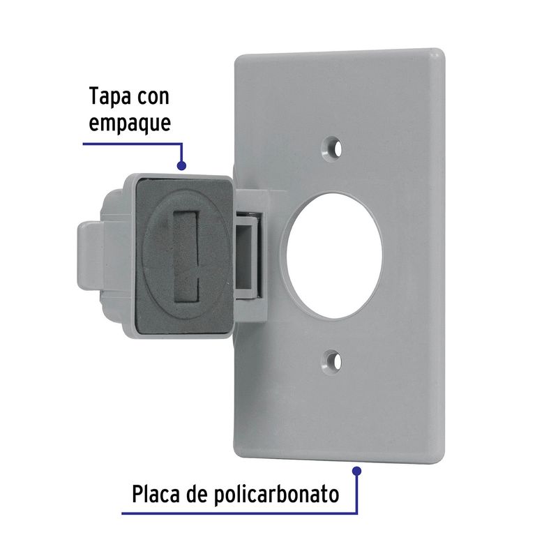 Placa-contacto-redondo-policarbonatop-intemperie-Standard