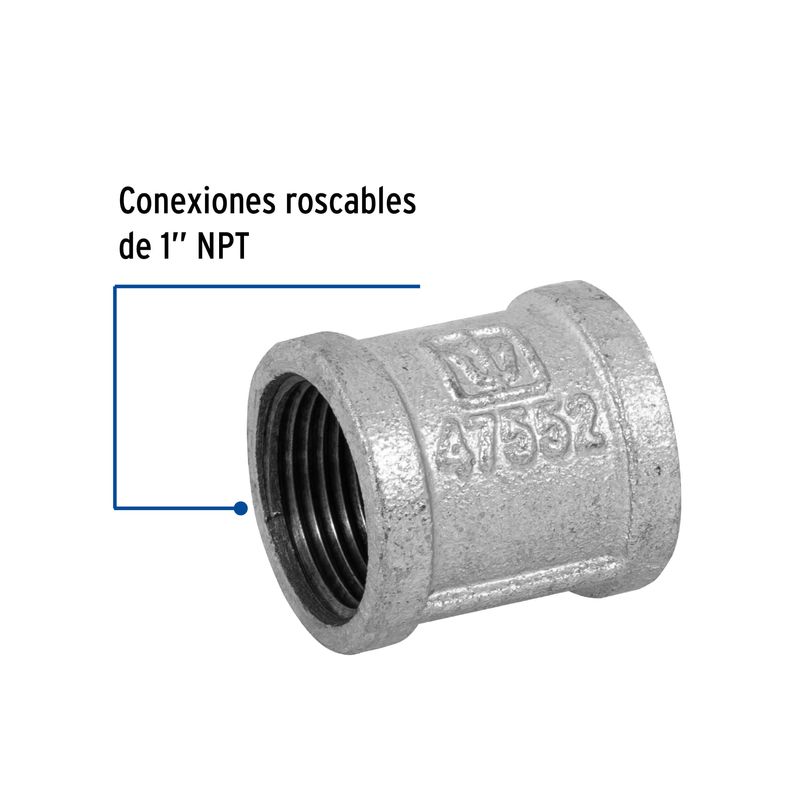 Cople-reforzado-de-acero-galvanizado-de-1-