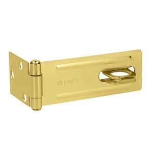 Aldaba de acero latonado de 4 1/2" - HERMEX