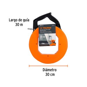 Guía de acero de 30 m para cable - TRUPER