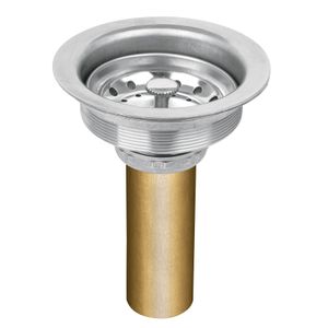 Contracanasta 3-1/2" de acero inoxidable con tubo de latón - FOSET
