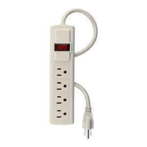 Multicontacto 16 AWG uso rudo con 4 entradas - VOLTECK