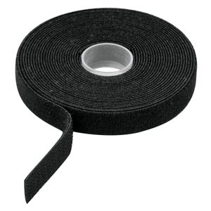 Rollo de 10 m de cinta reusable de contacto doble - VOLTECK