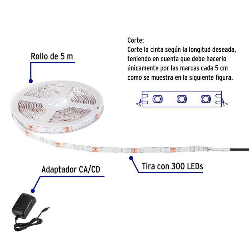 Tira-de-LED-de-5-m-18-W-para-interior-y-exterior-rojo