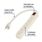 Multicontacto-16-AWG-domestico-6-entradas