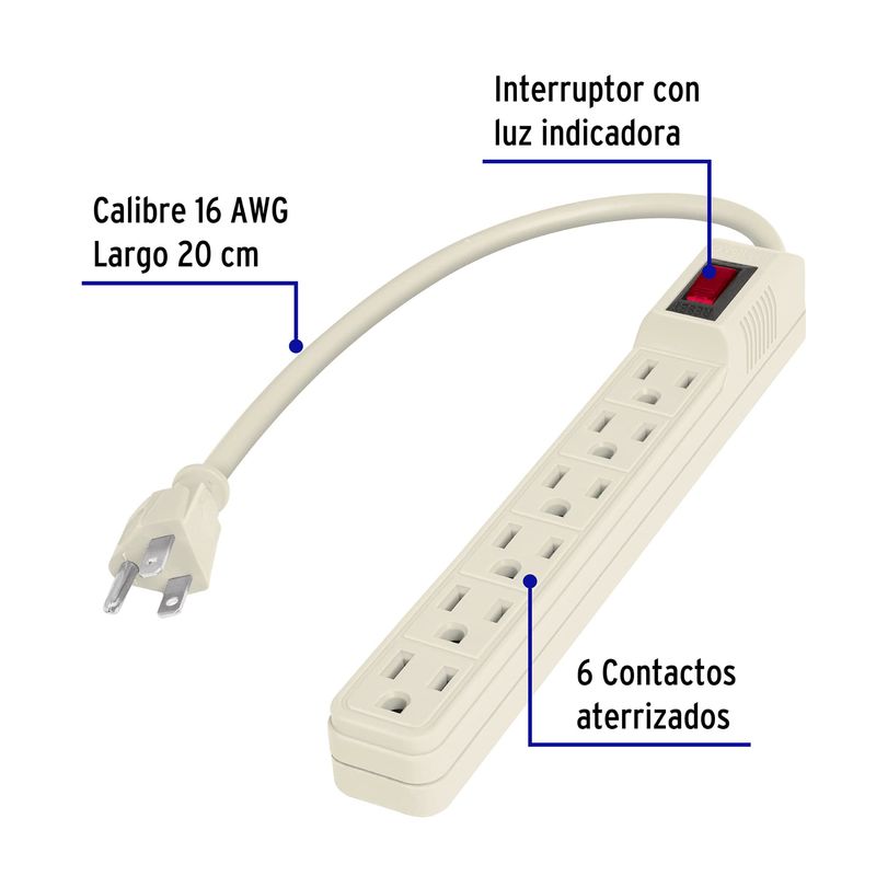 Multicontacto-16-AWG-domestico-6-entradas