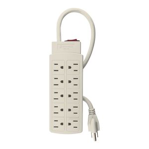 Multicontacto 14 AWG uso rudo con 10 entradas - VOLTECK