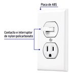 Placa-armada-interruptor-y-contacto-linea-Standard-marfil