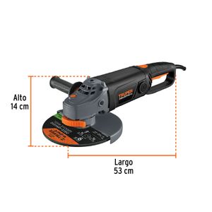 Amoladora industrial de 9" - TRUPER