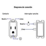 Placa-armada-2-interruptores-y-contacto-marfil