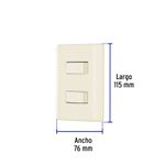 Placa-armada-1-interruptor-y-1-escalera-marfil