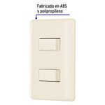 Placa-armada-1-interruptor-y-1-escalera-marfil
