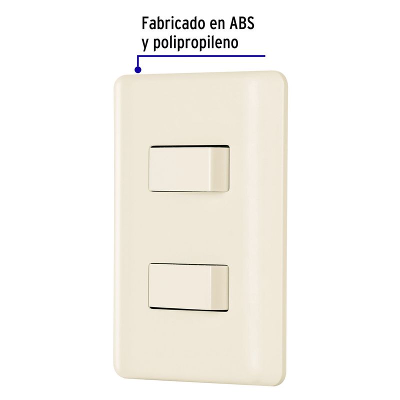Placa-armada-1-interruptor-y-1-escalera-marfil