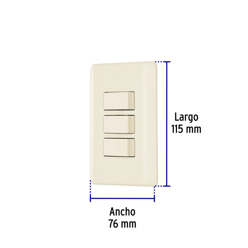 Placa-armada-3-interruptores-marfil