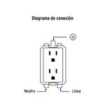 Contacto-duplex-aterrizado-marfil-Basic