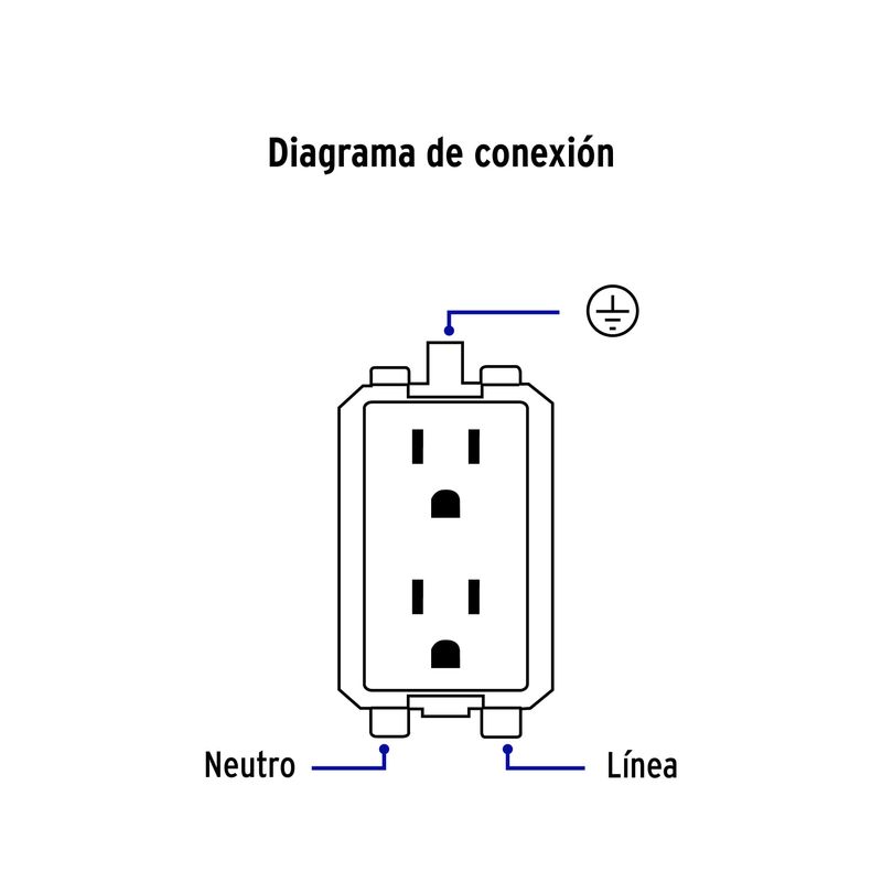 Contacto-duplex-aterrizado-marfil-Basic