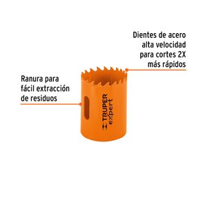 Brocasierra bimetálica 1-1/2" - TRUPER
