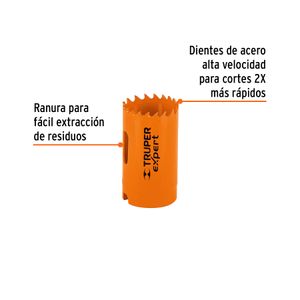 Brocasierra bimetálica 1-1/4" - TRUPER