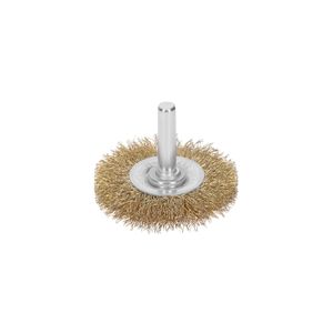 Carda circular 2" alambre grueso para taladro - TRUPER