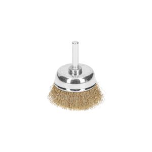 Carda de copa 1-3/4" alambre grueso para taladro - TRUPER