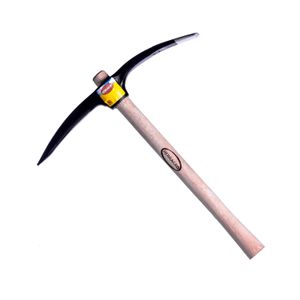 Piqueta forjada en acero de 1,5 lbs con cabo de madera. - HERRAGRO