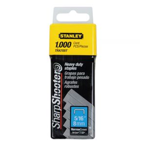 Grapas para trabajo pesado – Corona Angosta 1000 Piezas · 5/16" pack x 1000 - STANLEY