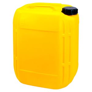 Bidón plástico amarillo con capacidad de 5 galones / 20 lts para diésel. - SURBLOCK