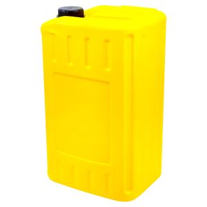 Bidón plástico amarillo para diésel con capacidad de 5 galones / 20 lts - SURBLOCK
