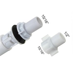 Adapatdor de rosca de 15/16" a 1/2" para válvulas de llenado WC. - YETKA