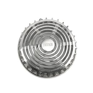 Rejilla cúpula de alumino con altura de 100 mm y descarga a tubo de 160 mm. - YETKA