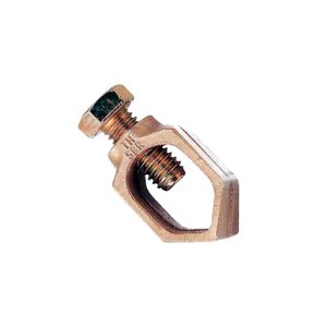 Conector de varilla a tierra de 1/2" - 5/8" con conexión por apriete de alta conductividad. - INTELLI