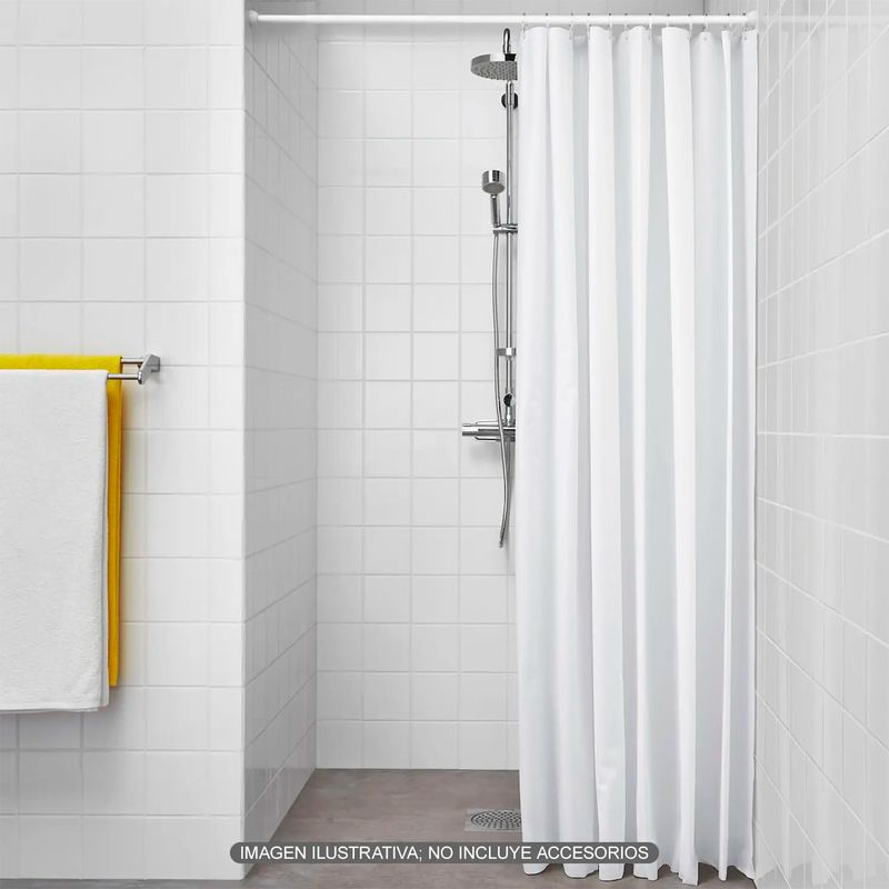 Cortina-de-baño-plastica-de-178-x-183-cm-sencilla--ligera-resistente-al-moho-libre-de-cloro.-Incluye-12-ojales.
