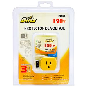 Protector de voltaje con una toma e interruptor, de 120 V ajustable, 20 Amp y 1 HP. - BLITZ