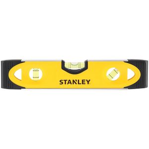 Nivel de 9" tipo torpedo de alto impacto con base magnética. - STANLEY