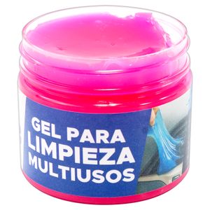 Gel rosa para limpieza multiusos tipo SLIME. - K PRO