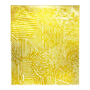 Alfombra de área con patrón de líneas blancas "NUBIA" de 120 x 170 cm - KENNEDY CARPETS