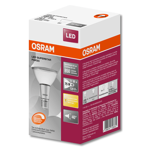 Foco LED SUPERSTAR BULBO PAR30 de 11W de luz amarilla atenuable de 850 lm. - LEDVANCE
