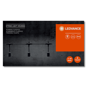 Guirnalda STRING LIGHT de 11W con 10 sockets IP44 de base E27. - LEDVANCE