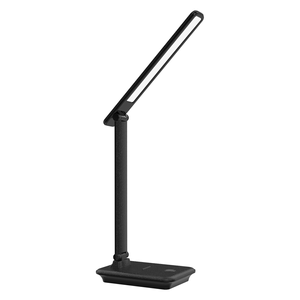 Lámpara de escritorio DESKLUM Negra de 3W USB con luz blanca - amarilla dimerizables y cabezal flexible. - LEDVANCE