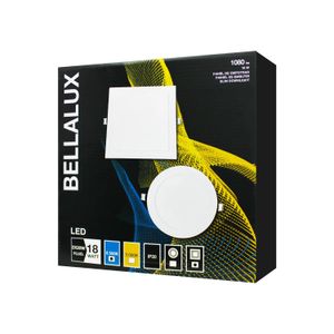 Panel SLIM cuadrado para empotrar de 18W con luz blanca de 1080 lm. - BELLALUX
